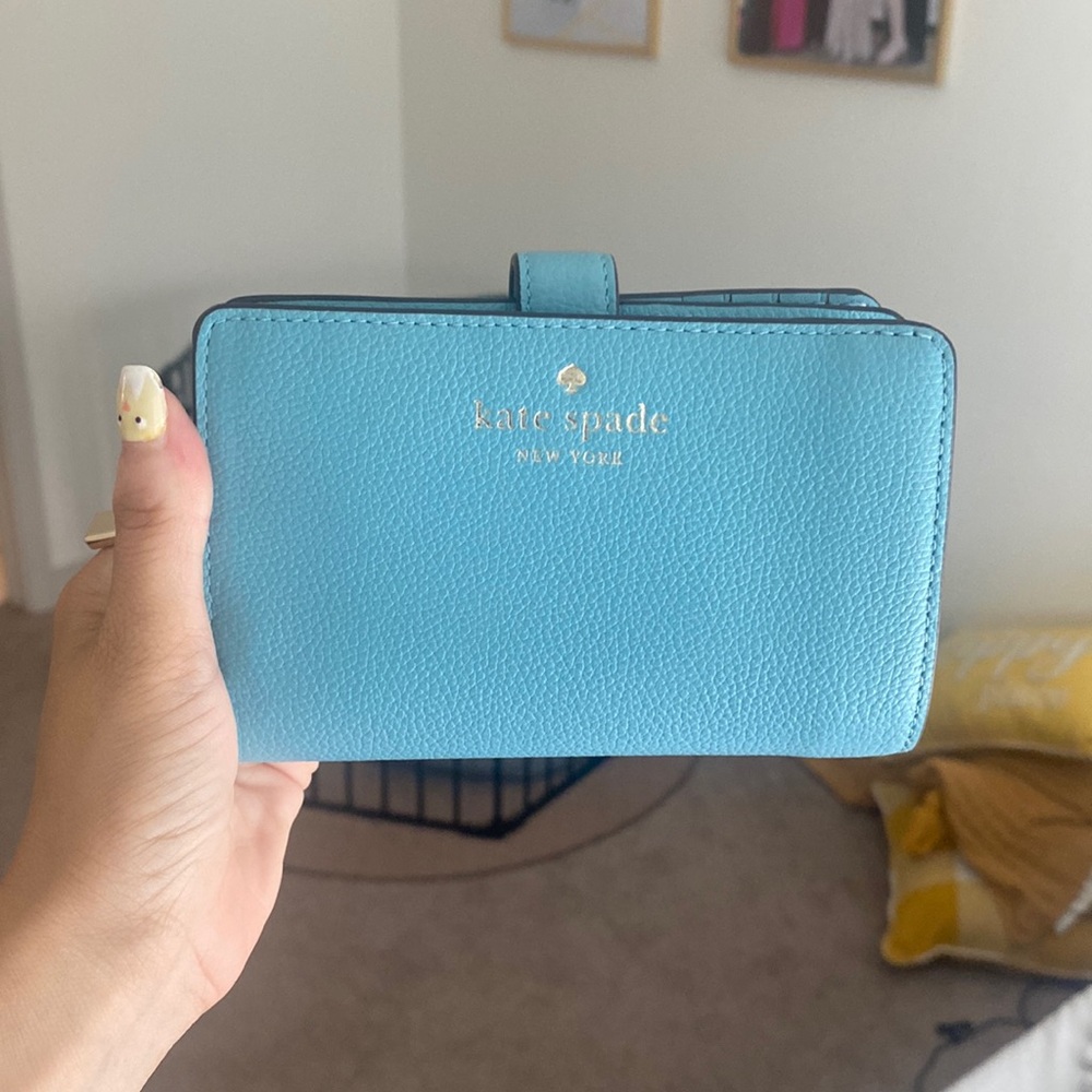 Baby blue Kate spade wallet!!